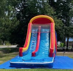 54D7C1C0 75BC 4753 936E CE8861ABECFA 1661997154 20Ft Blue Streak Water Slide w/Pool (Wet Only)