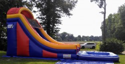 20Ft Blue Streak Water Slide w/Pool (Wet Only)