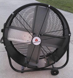 24 Drum High Velocity Fan w/Tilt