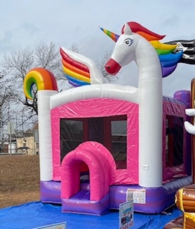 Unicorn Bounce House 13ft (Dry Only)