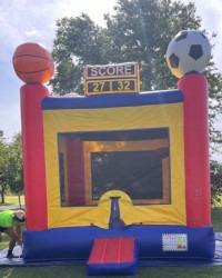 Sports 13ft Bouncer & Basketball Game Package